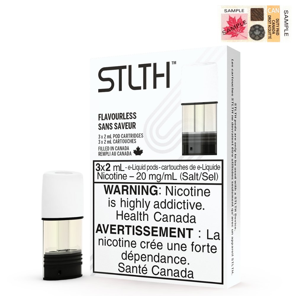 STLTH Pods - Flavourless 0mg - Vape Crush