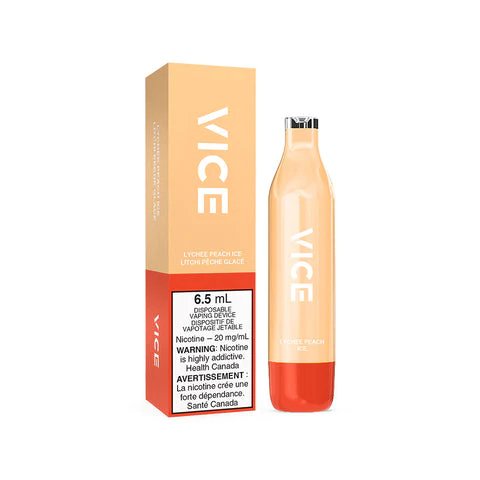 VICE 2500 - Lychee Peach Ice - Vape Crush