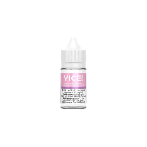 Vice 30ml Salt Nic - Raspberry Grape Lemon Ice 12mg - Vape Crush