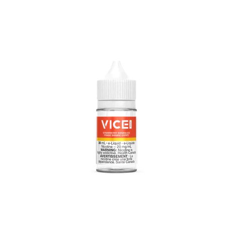 Vice 30ml Salt Nic - Strawberry Banana Ice 20mg - Vape Crush