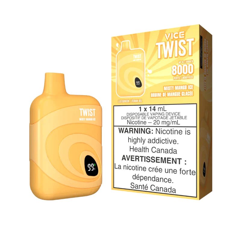 Vice Twist 8000 - Misty Mango Ice - Vape Crush