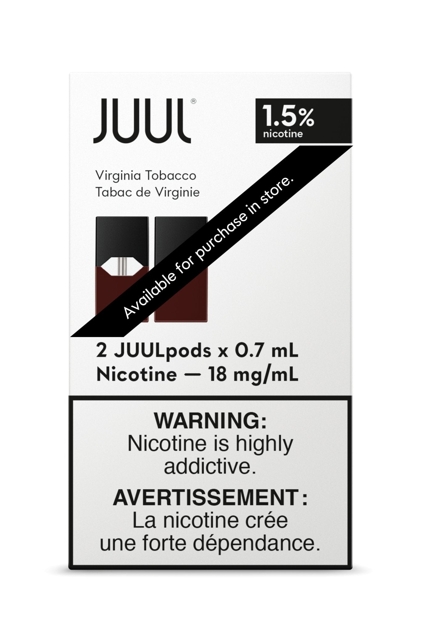 Virginia Tabacco - Juul Pods 0.015 - Vape Crush