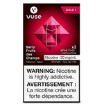 Vuse Pods - Berry Bold+ 18mg - Vape Crush