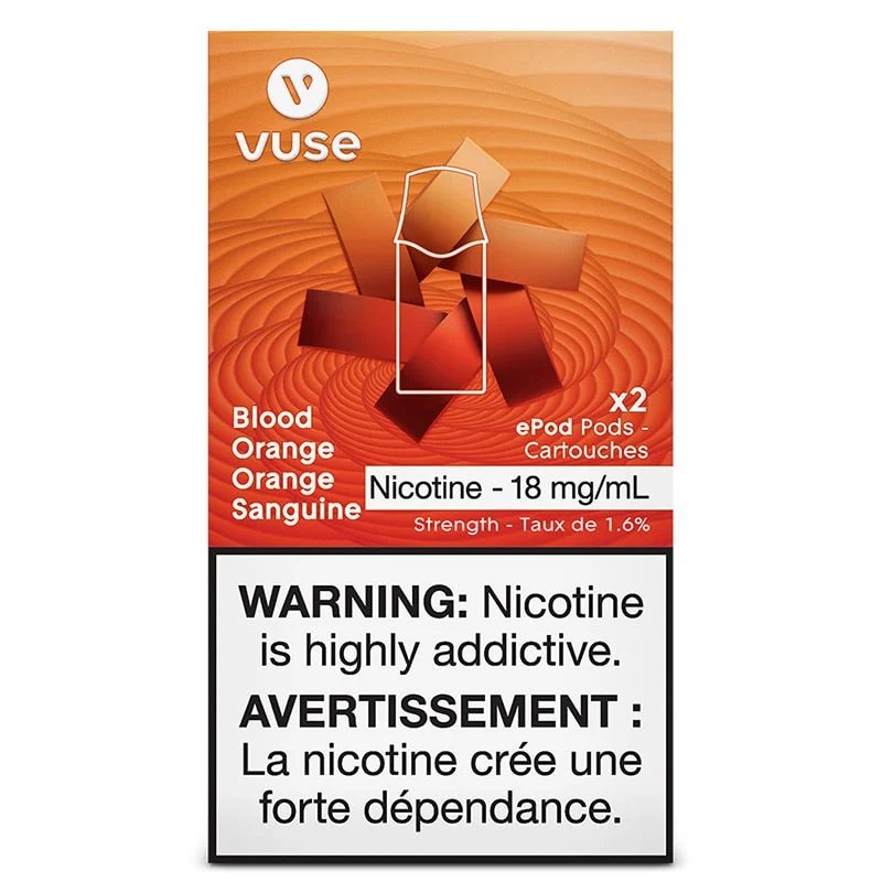 Vuse Pods - Blood Orange 18mg - Vape Crush
