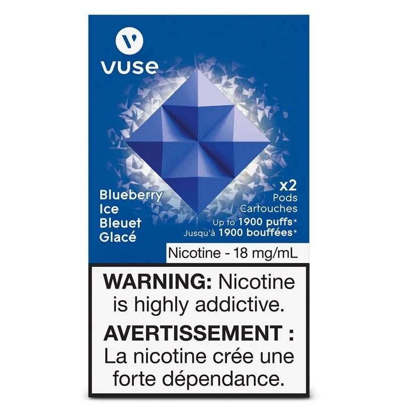 Vuse Pods - Blueberry Ice 18mg - Vape Crush