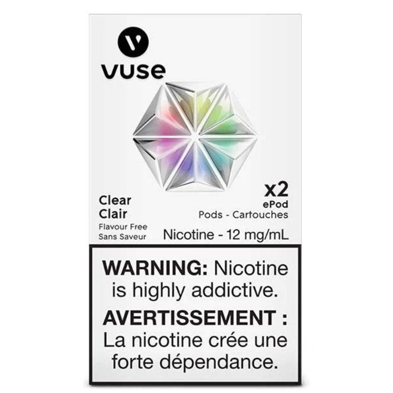 Vuse Pods - Clear 12mg - Vape Crush