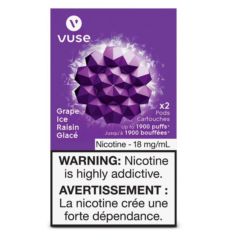 Vuse Pods - Grape Ice 12mg - Vape Crush