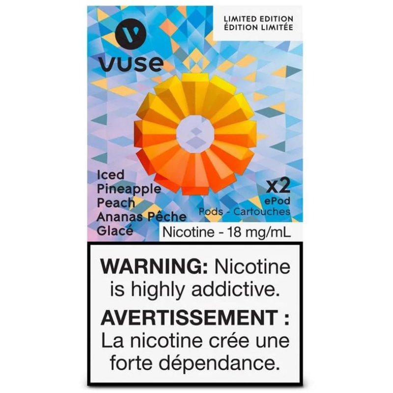 Vuse Pods - Iced Pineapple Peach 18mg - Vape Crush