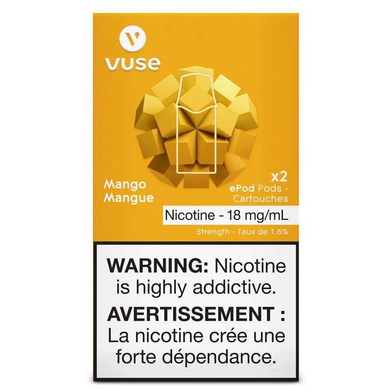 Vuse Pods - Mango 18mg - Vape Crush