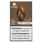 Vuse Pods - Rich Mix/ Tobacco 18mg - Vape Crush